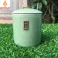 Hộp Trà Bằng Gốm Sứ Cao Cấp Men Rạn Giả Đá Hình Trụ Xanh Lá