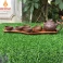 Khay trà gỗ Trắc nguyên khối KT40x14  (không bao gồm phụ kiện và ấm chén)