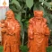 Tượng 3 ông phúc lộc thọ gỗ hương cao 40cm