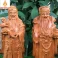 Tượng tam đa – phúc lộc thọ gỗ Hương cao 50