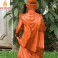 Tượng Trần Quốc Tuấn bằng gỗ Hương cao 40 cm