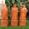 Tượng 3 ông phúc lộc thọ gỗ hương cao 40cm