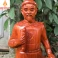 Tượng Trần Quốc Tuấn bằng gỗ Hương cao 40 cm