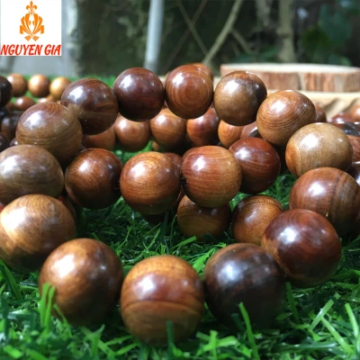 Vòng phong thủy Gỗ Bách Xanh 16mm