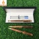 Bút Ký Gỗ Bách Xanh Kiểu Xoay