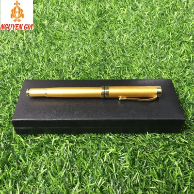 Bút ký tên cao cấp màu vàng giàu có và thịnh vượng
