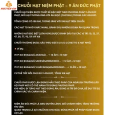Chuỗi Hạt Niệm Phật 108 Hạt Gỗ Bách Xanh – Mang Lại Bình An & May Mắn