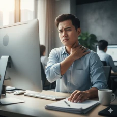Ngồi máy tính nhiều, cổ vai gáy tê cứng, đau mỏi khó chịu? Thử ngay 4 bài tập đơn giản ngay tại ghế!
