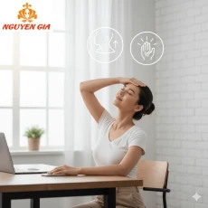 Mỏi cổ, mỏi vai, tê tay do dùng điện thoại hay máy tính?