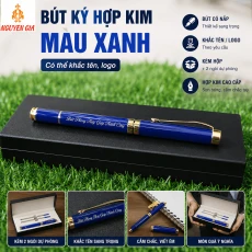 Bút Ký Hợp Kim Màu Xanh – Có Thể Khắc Tên, Logo