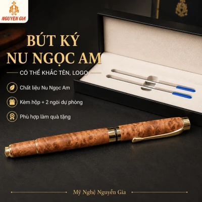 Bút Ký Nu Ngọc Am – Có Thể Khắc Tên, Logo
