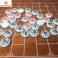 Bộ Cờ Tướng Bàn Gỗ Hương Nguyên Tấm – Quân Melamine Trắng Ngọc