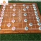 Bộ Cờ Tướng Bàn Gỗ Hương Nguyên Tấm – Quân Melamine Trắng Ngọc