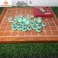 Bộ Cờ Tướng Bàn Gỗ Hương Nguyên Tấm – Quân Melamine Xanh Ngọc