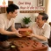 Hộp Đựng Quân Cờ Tướng Gỗ Hương Lót Nhung Đỏ Có Khóa