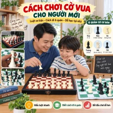 Cách Chơi Cờ Vua Cho Người Mới: Luật Và Cách Đi Từng Quân