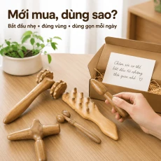 Sau Khi Mua Dụng Cụ Massage Gỗ Nên Dùng Thế Nào?