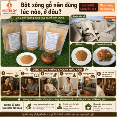 Bột Xông Gỗ Nên Dùng Lúc Nào Và Ở Đâu?