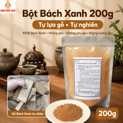 Bột Bách Xanh 200g – Tự Lựa Gỗ, Tự Nghiền