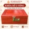 Hộp Đựng Con Dấu Công Ty Bằng Gỗ Hương Cỡ Lớn – Khóa Số