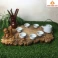 Khay trà gỗ Dổi nguyên khối 51 × 32 × 3 cm