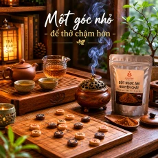 Một góc thư giãn tại nhà nên có gì? Mùi gỗ, khay trà, lư xông và vài phút chậm lại