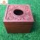 Hộp đựng giấy ăn vuông gỗ Hương Hoa Lan Tây