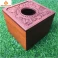 Hộp đựng giấy ăn vuông gỗ Hương Hoa Lan Tây