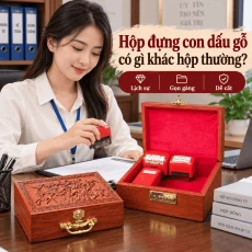Hộp Đựng Con Dấu Bằng Gỗ Có Gì Khác Hộp Thông Thường?