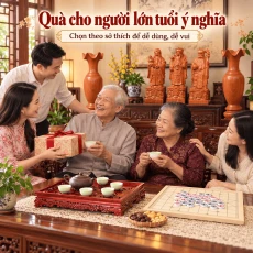 Quà cho người lớn tuổi ý nghĩa