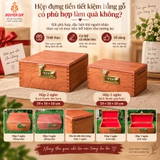 Hộp Đựng Tiền Tiết Kiệm Bằng Gỗ Có Phù Hợp Làm Quà Không?
