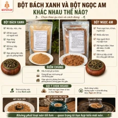 Bột xông gỗ bách xanh và bột ngọc am khác nhau thế nào?