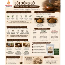 Bột xông gỗ nguyên chất khác gì hàng đóng gói đại trà giá rẻ?