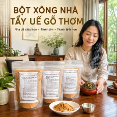Cách Xông Nhà Bằng Bột Gỗ Bách Xanh Đúng Cách, Thơm Dịu Và An Toàn