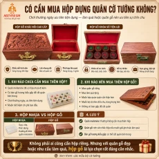 Có cần mua hộp đựng quân cờ tướng không? Khi nào nên mua thêm?