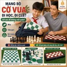 Mang Bộ Cờ Vua Đi Học, Đi Câu Lạc Bộ: Cách Cất Và Chuẩn Bị Để Không Mất Quân