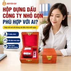 Hộp Đựng Dấu Công Ty Nhỏ Gọn Phù Hợp Với Ai?