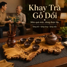 Khay Trà Gỗ Làm Quà Tặng Có Phù Hợp Không?