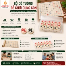 Mua bộ cờ tướng để chơi cùng con nên chọn loại nào?
