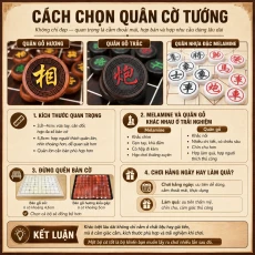 Những điều cần biết trước khi mua quân cờ tướng