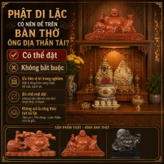 Cách Đặt Tượng Phật Di Lặc Trên Bàn Thờ Thần Tài – Ông Địa