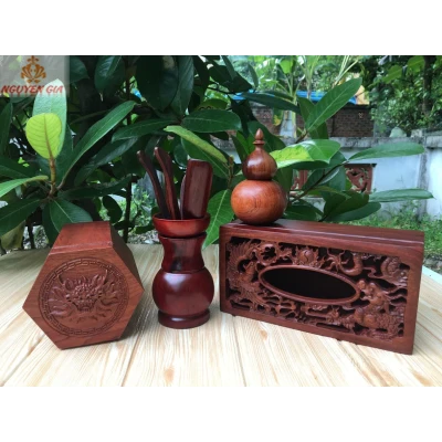 Combo 4 sản phẩm gỗ Hương Cao Cấp cho gia đình MS01