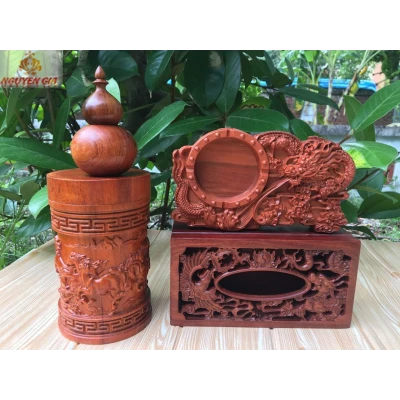 Combo 4 sản phẩm gỗ Hương Cao Cấp cho gia đình MS02