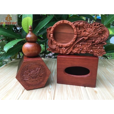 Combo 4 sản phẩm gỗ Hương Cao Cấp cho gia đình MS04