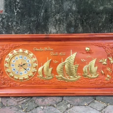 Đồng hồ treo tường mẫu thuận buồm xuôi gió (Cỡ Lớn)