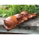 Tượng đôi heo nằm núi vàng bằng gỗ Hương ngang 64 cm
