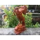 Tượng ngựa phong thủy nhất mã phi thiên gỗ Hương cao 48 Cm